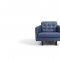 Venere Sofa in Navy Leather by Beverly Hills w/Options