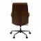 Crursa Office Chair 93169 in Sahara Top Grain Leather by Acme