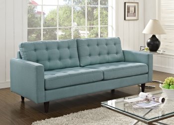 Empress Sofa in Laguna Fabric by Modway w/Options [MWS-1011 Empress Laguna]