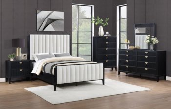 Brookmead Bedroom Set 5Pc 224710 in Black by Coaster w/Options [CRBS-224710 Brookmead]