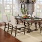 Roeselare Dining Table CM3455T in Wire-Brushed Gray w/Options