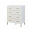 Myles Bedroom Set 4Pc BD02024Q in White by Acme w/Options