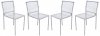 Almeda Set of 4 Dining Chairs ACR19CL in Clear by LesiureMod