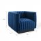 Conjure Accent Chair in Navy Performance Velvet by Modway