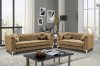 LCL-016 Sofa & Loveseat Set in Gold Velvet