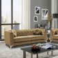 LCL-016 Sofa & Loveseat Set in Gold Velvet