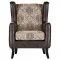 Elmbrook Sofa 508571 in Light Brown & Brown by Coaster w/Options