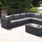 411 Outdoor Patio 8Pc Sectional Sofa Set by Poundex w/Options