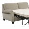 Randall Sofa & Loveseat Set in Beige Fabric w/Options