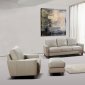 York Sofa in Taupe Leather by Beverly Hills w/Options