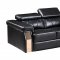 U8012 Sofa in Black Bonded Leather by Global w/Options