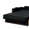 Westchester Loveseat Bed in Black Bonded Leather by Empire