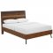 Arwen Platform Queen Bed in Walnut by Modway