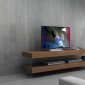 Elm TV Base in Walnut by J&M