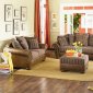 Copper Tone Chenille Traditional Living Room Sofa w/Options