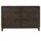 Willow Bedroom Gray Oak & Chocolate Glitter by Global w/Options