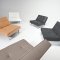 Splitback Sofa Bed w/Steel Legs by Innovation