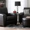 445 Rona Sectional Sofa San Marino Ebony Polyvinyl by Chelsea