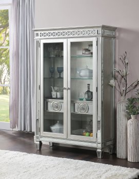 Varian Curio 66166 in Mirror & Antique Platinum by Acme [AMCR-66166 Varian]