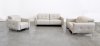 Duca Reclining Sofa Set 3Pc in Grey Full Leather by VIG