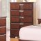 Dark Cherry Finish Hyland Modern Bedroom w/Options By Coaster