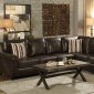 Larkny Sectional Sofa 504005 in Leatherette by Coaster w/Sleeper