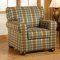 Multi-Tone Fabric Casual Sofa & Loveseat Set w/Optional Chair