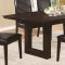 105721 Chester Dining Table in Chocolate by Coaster w/Options