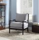 Set of Two Accent Chairs 903824 in Grey Fabric by Coaster