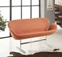 Wing Loveseat in Orange Fabric by Modway