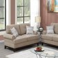 F8838 Sofa & Loveseat Set in Beige Chenille Fabric by Poundex