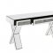 Noralie Writing Desk 93116 in Mirrored by Acme