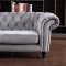 Alexandrina Sofa Set 3Pc in Grey Fabric by VIG