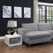 Darcy Sectional 508337 in Grey Woven Fabric by Coaster w/Options