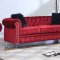 Sahara Sofa & Loveseat Set in Red Fabric w/Options