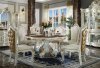 Picardy Dining Room 63470 in Antique Pearl by Acme w/Options