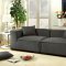 Langdon Sectional Sofa CM6037GY in Gray Fabric w/Options