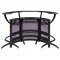 Dallas Home Bar 3Pc Set 182135 in Black by Coaster