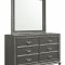 Park Imperial Bedroom 5Pc Set in Pewter by NCFurniture w/Options