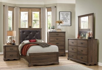 Beaver Creek 4Pc Youth Bedroom Set 1609T in Brown by Homelegance [HEKB-1609T-Beaver Creek]