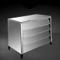 Roanoke Modern Mirrored Dresser by VIG