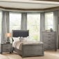 Woodrow Kids Bedroom 4Pc 2042T in Weathered Wood by Homelegance