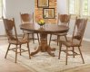 104261 Brooks 5Pc Dining Set by Coaster in Oak w/Options