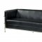 Leifur Sofa CM6791BK in Black Leatherette w/Options