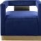 Armani Accent Chair 597 in Navy Velvet by Meridian