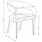 Venera Dining Table 150541 in White & Gold by Coaster w/Options