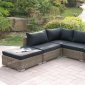 417 Outdoor Patio 5Pc Sectional Sofa Set by Poundex w/Options