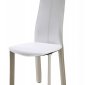 Allison Dining Chairs Set of 4 White, Black or Brown - Whiteline