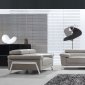 Encore Sofa Set 3Pc 0724 in Grey Leather by VIG