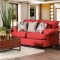 Rena Sofa SM1277 in Red Premium Fabric w/Options